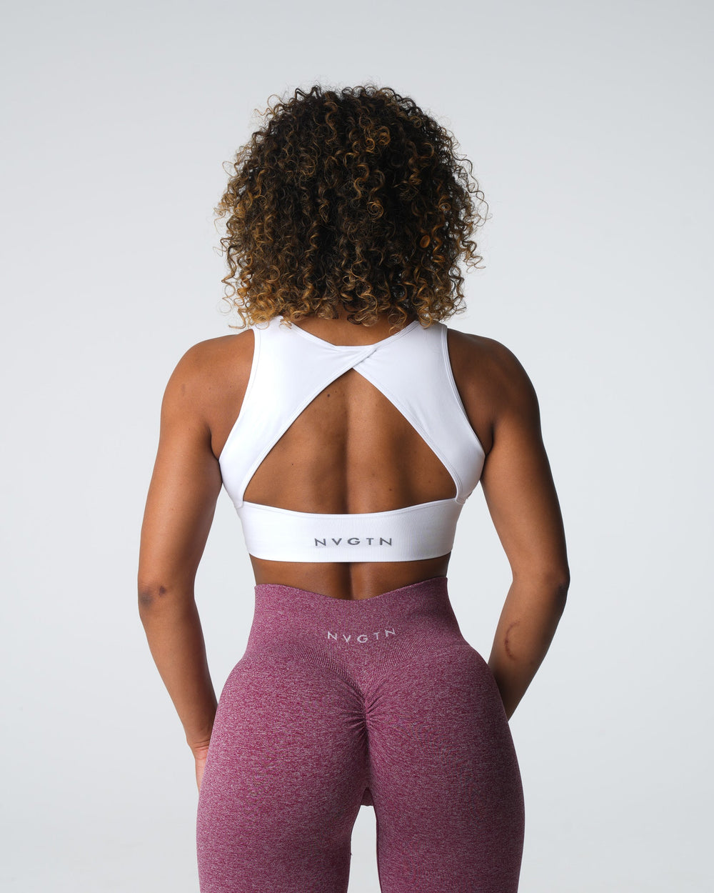 White Empower Seamless Bra White | NVGTN For Sale
