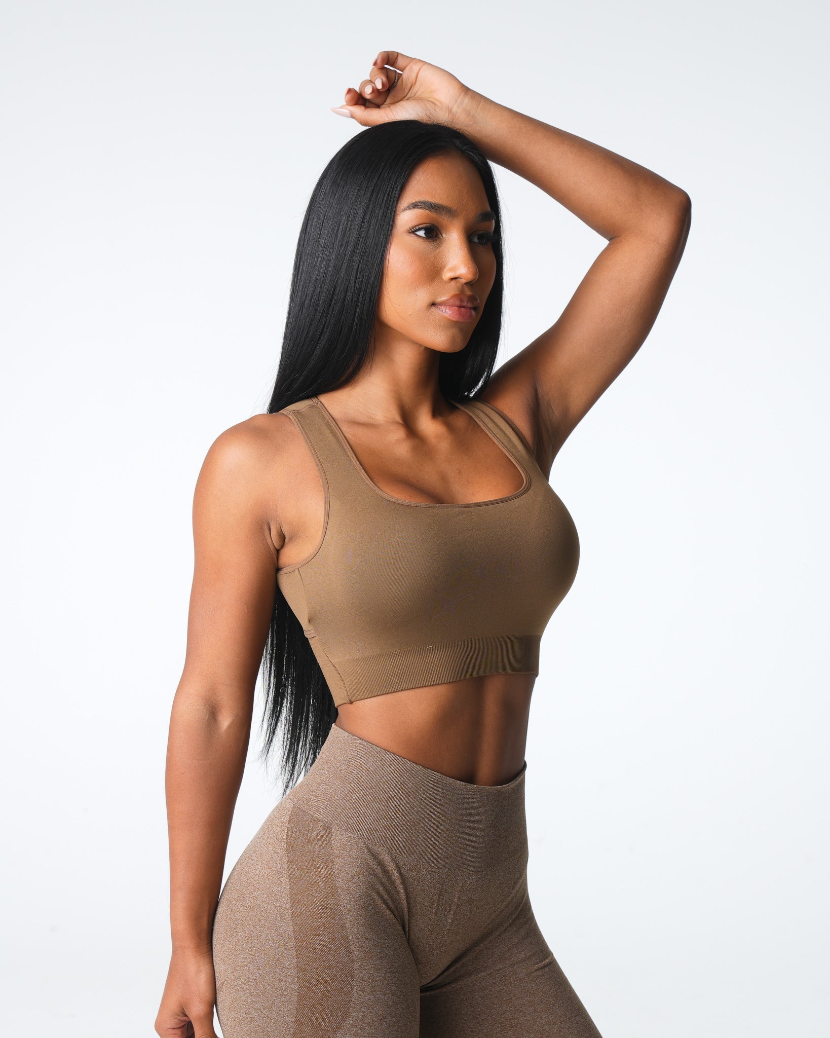 Mocha Empower Seamless Bra Mocha | NVGTN Sale