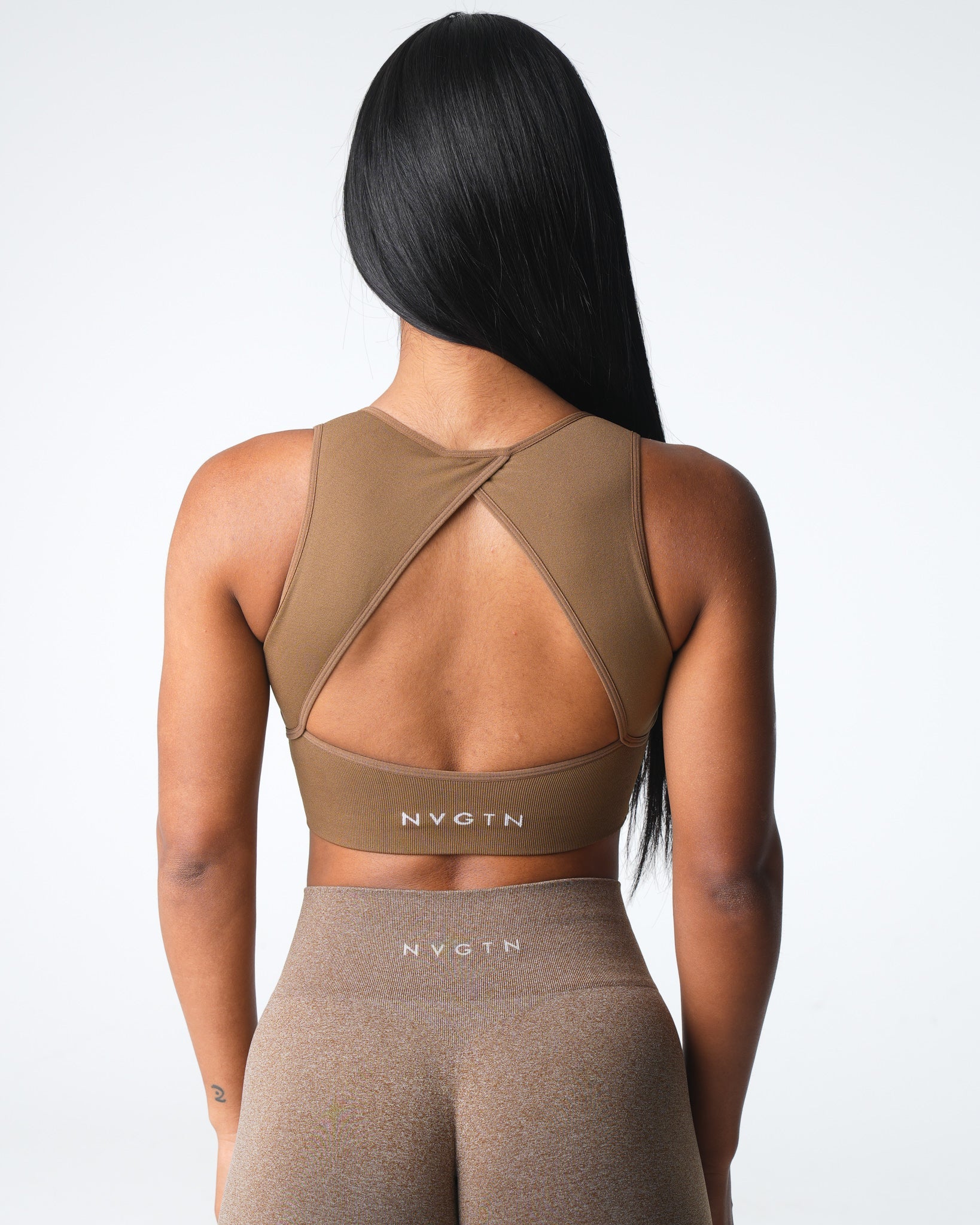 Mocha Empower Seamless Bra Mocha | NVGTN Sale