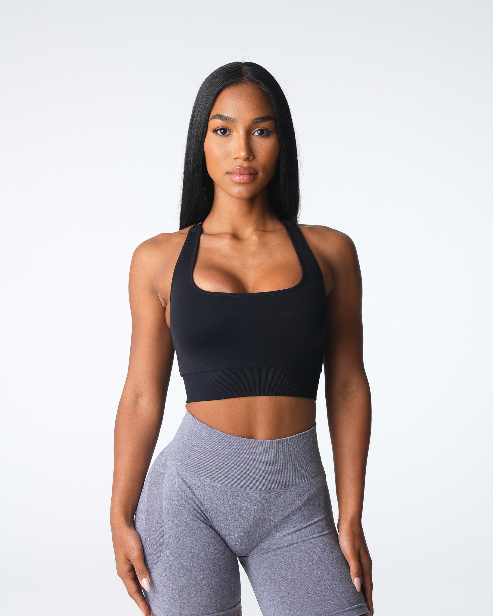 Black Thrive Seamless Bra Black | NVGTN Near Me
