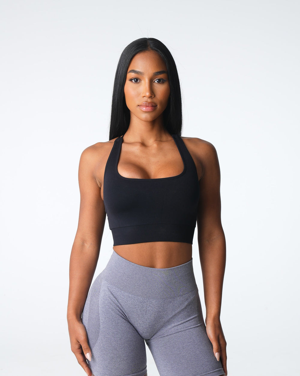 Black Thrive Seamless Bra Black | NVGTN Near Me