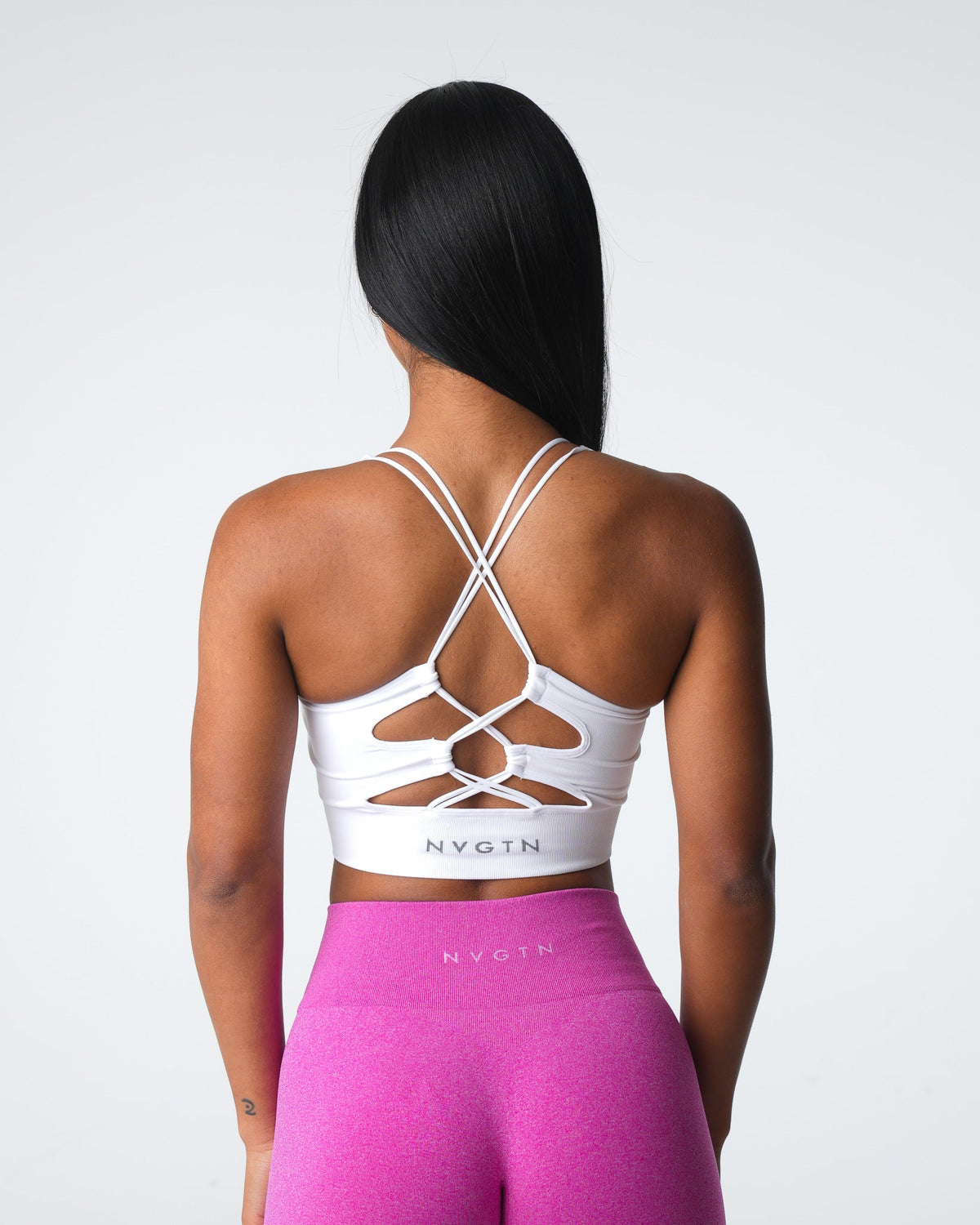 White Thrive Seamless Bra White | NVGTN Outlet