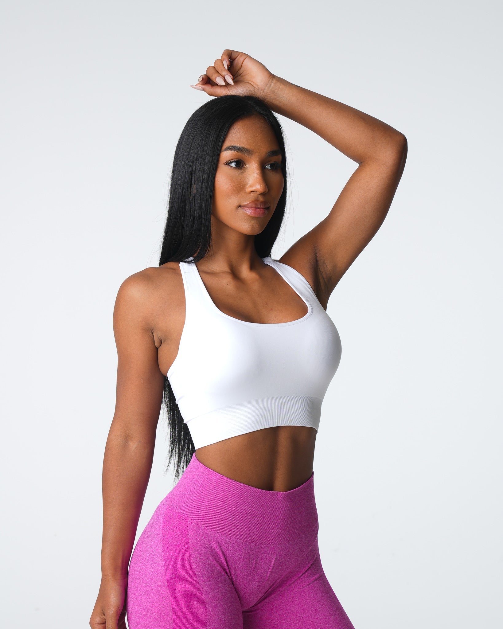 White Thrive Seamless Bra White | NVGTN Outlet