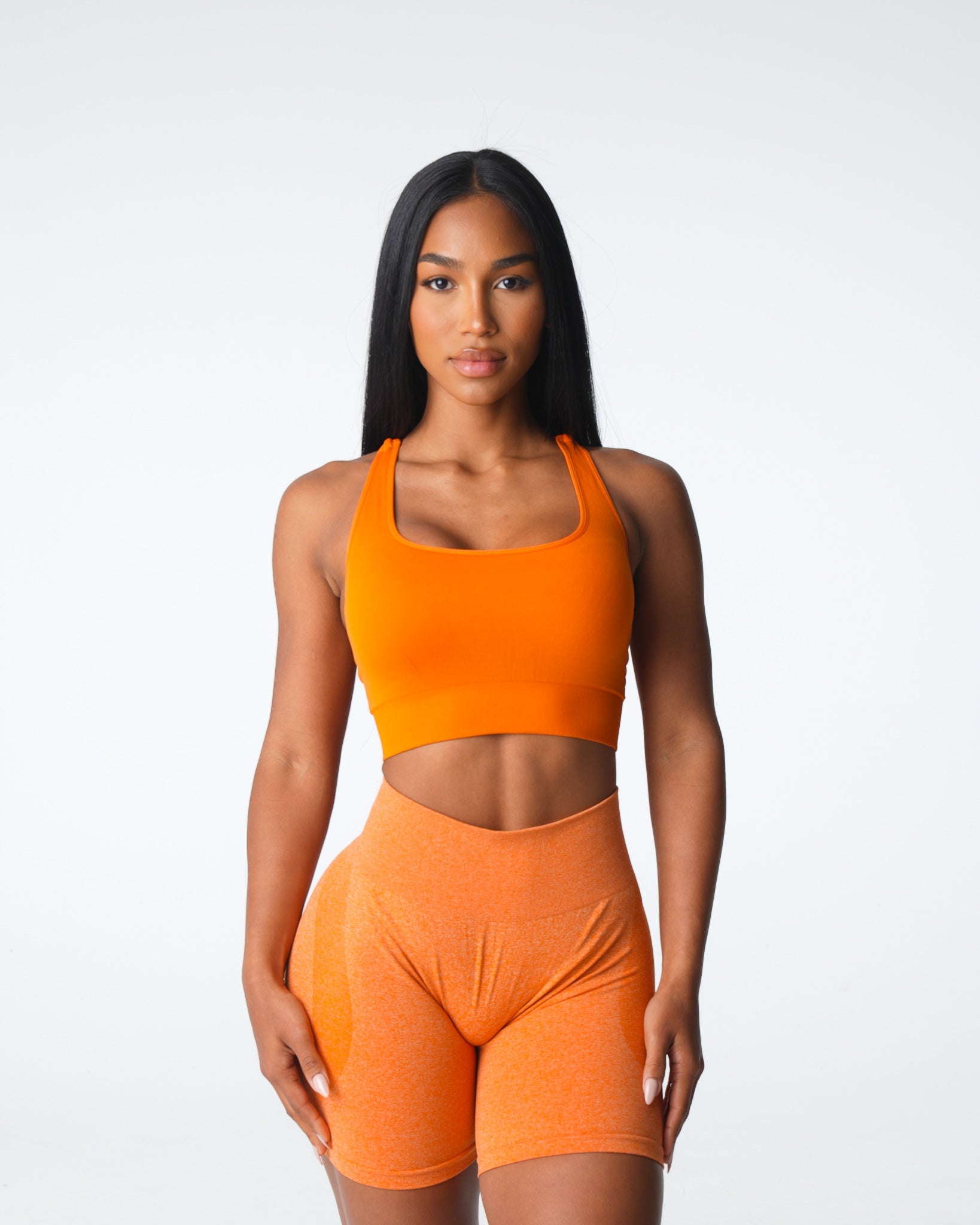 Burnt Orange Thrive Seamless Bra Burnt Orange | NVGTN Outlet