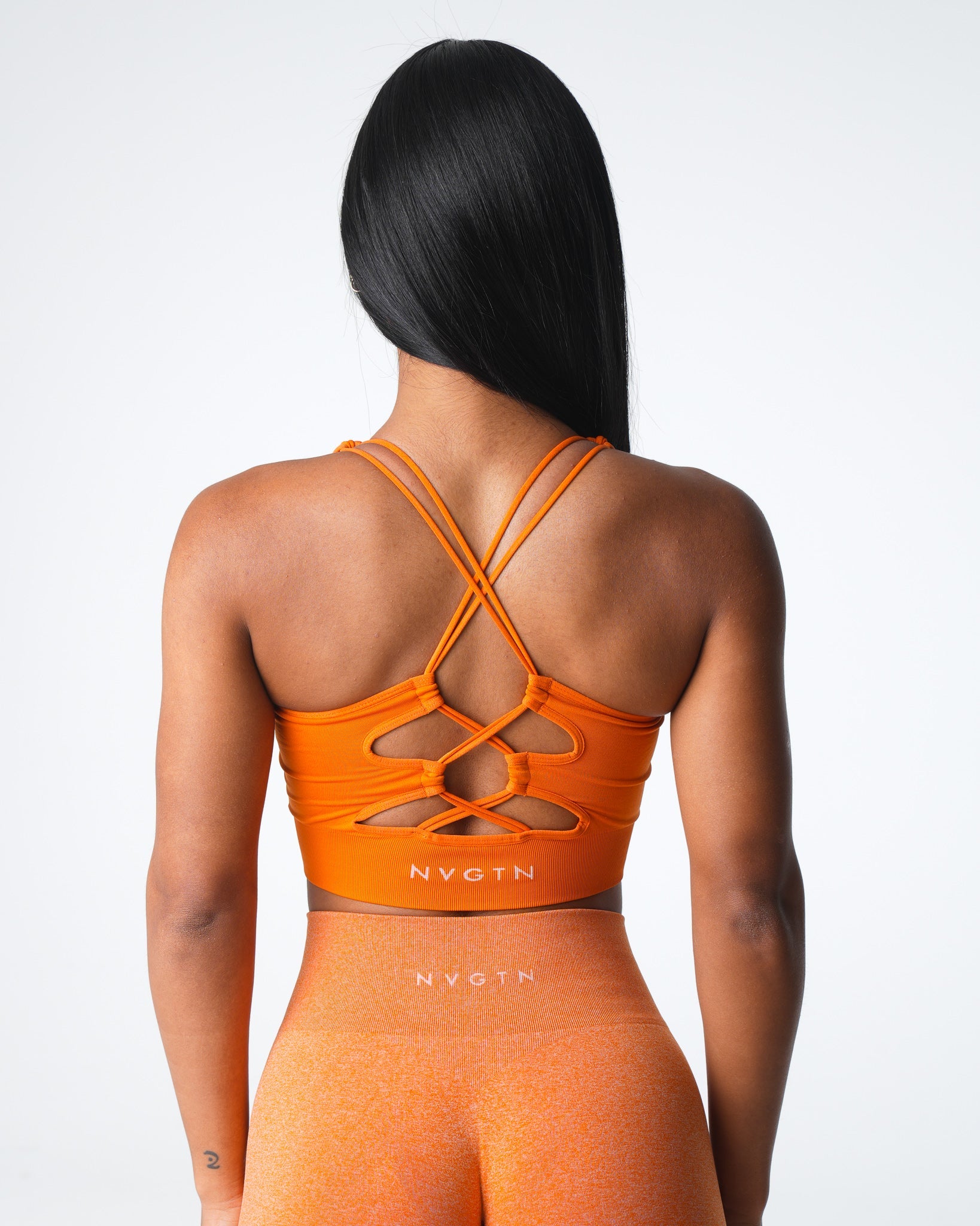 Burnt Orange Thrive Seamless Bra Burnt Orange | NVGTN Outlet