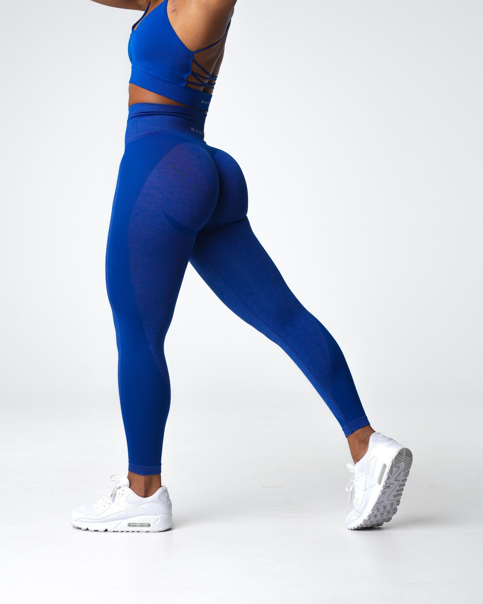 Azure Blue Contour 2.0 Seamless Leggings Azure Blue | NVGTN Online Shop