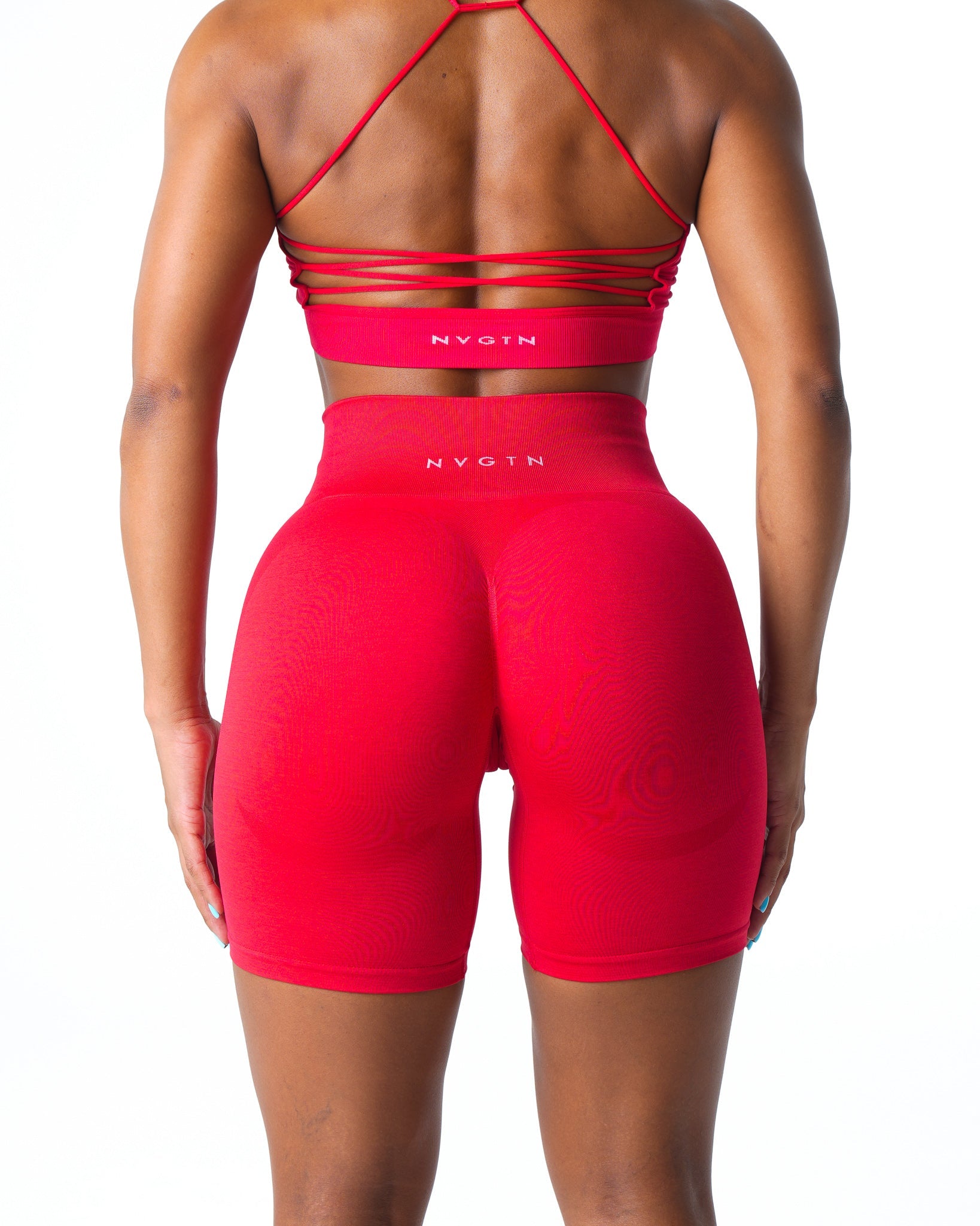 Candy Apple Contour 2.0 Seamless Shorts Candy Apple | NVGTN Discount