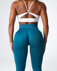 French Blue Solid Seamless Leggings French Blue | NVGTN Online Shop