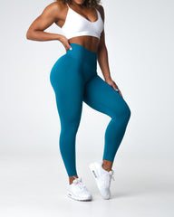 French Blue Solid Seamless Leggings French Blue | NVGTN Online Shop