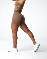 Toasted Almond Solid Seamless Shorts Toasted Almond | NVGTN Near Me