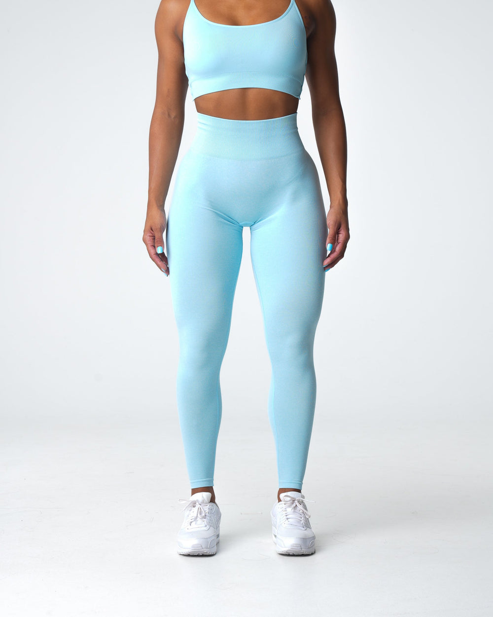 Pastel Blue Scrunch Seamless Leggings Pastel Blue | NVGTN Discount