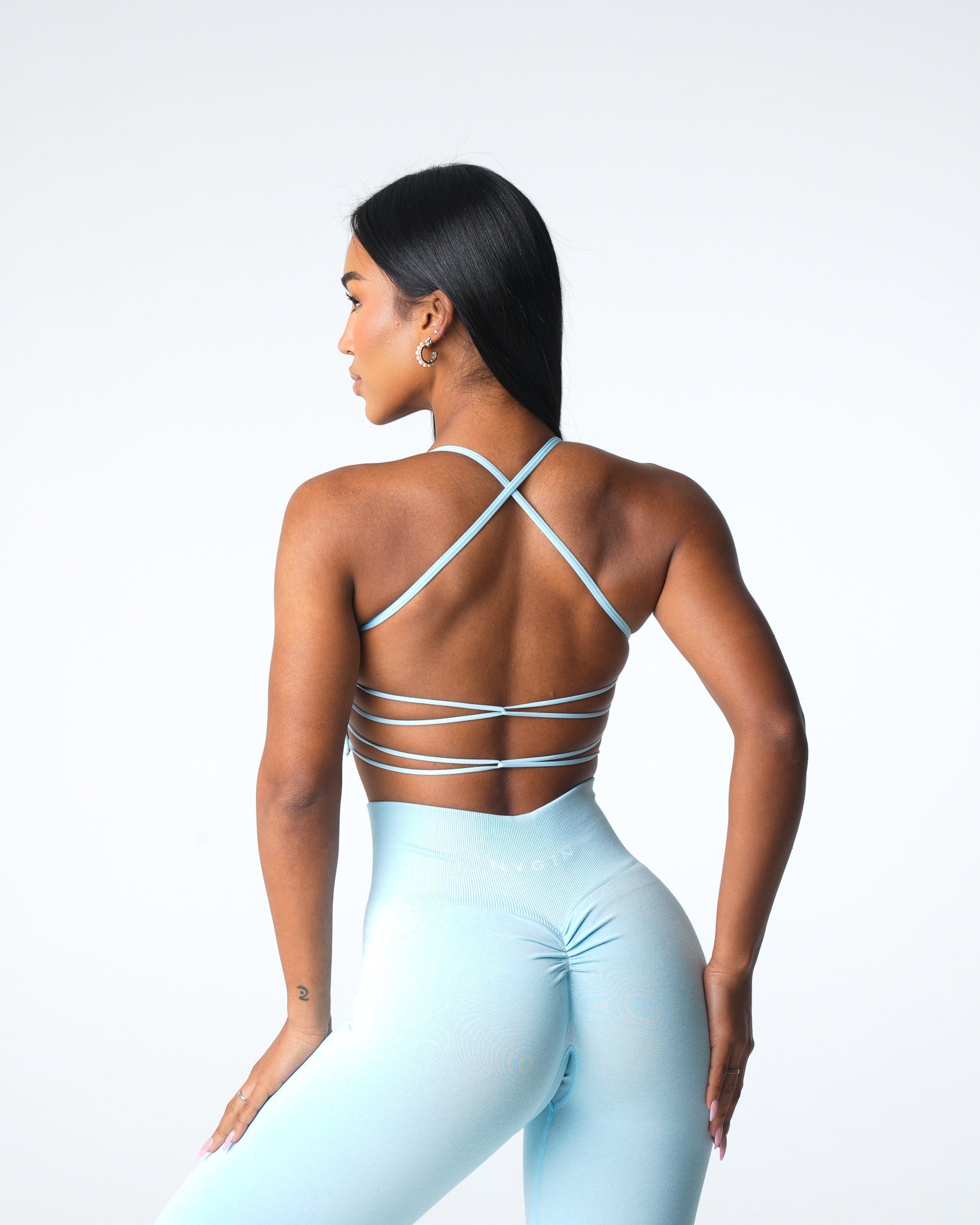 Pastel Blue Invincible Seamless Bra Pastel Blue | NVGTN Online Shop