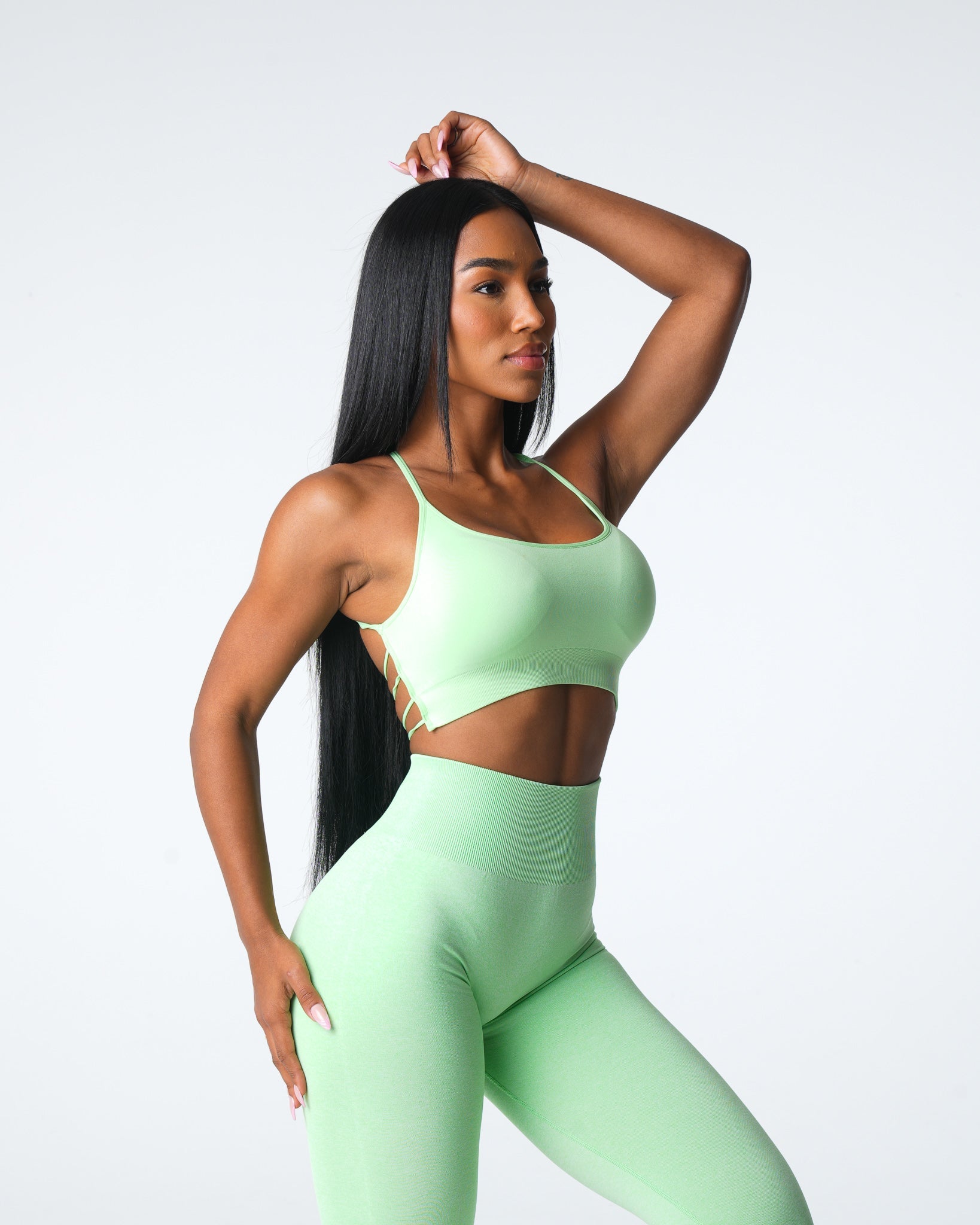Pistachio Invincible Seamless Bra Pistachio | NVGTN Outlet
