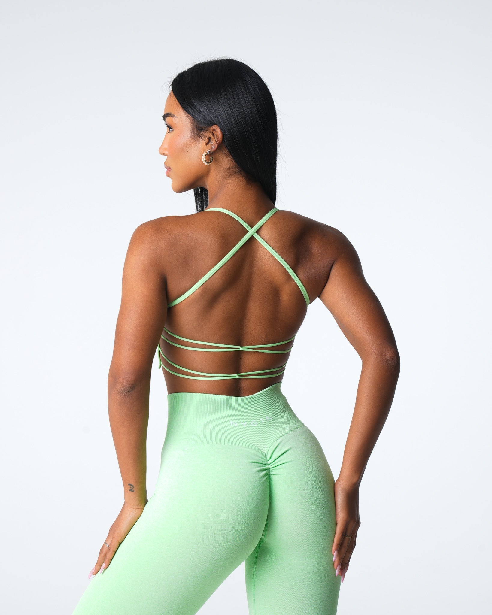 Pistachio Invincible Seamless Bra Pistachio | NVGTN Outlet