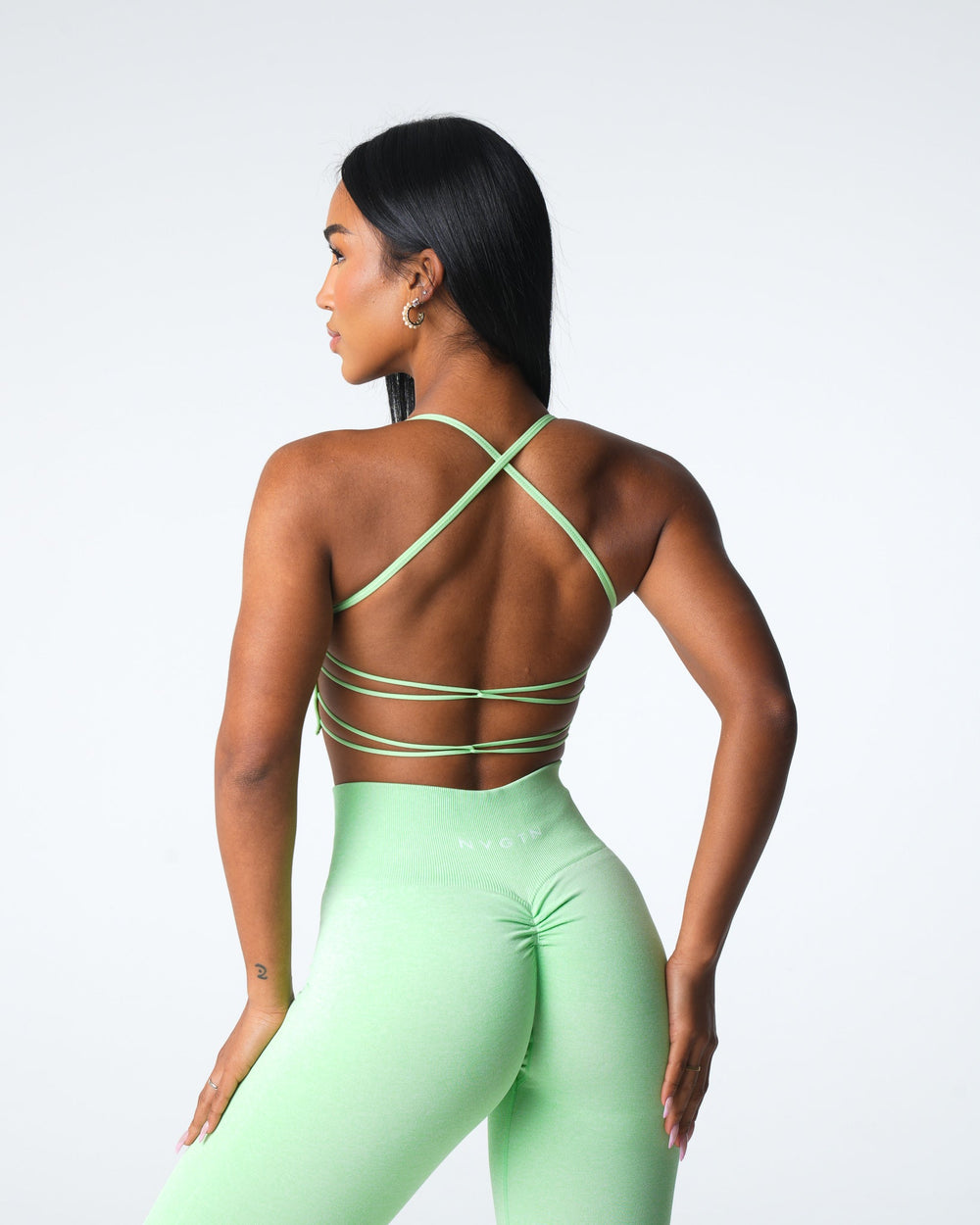 Pistachio Invincible Seamless Bra Pistachio | NVGTN Outlet