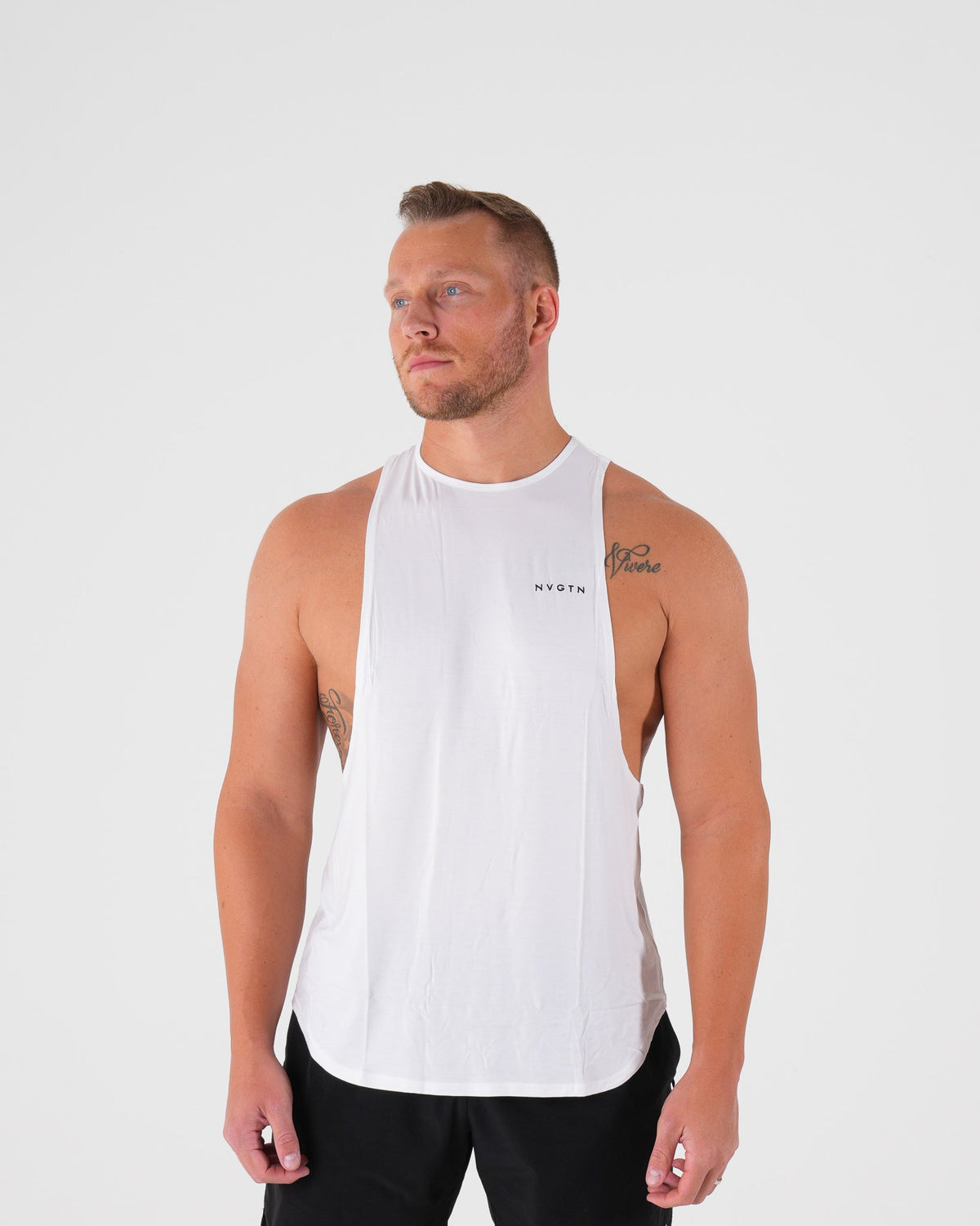 White Tech Edge Tank White | NVGTN Sale