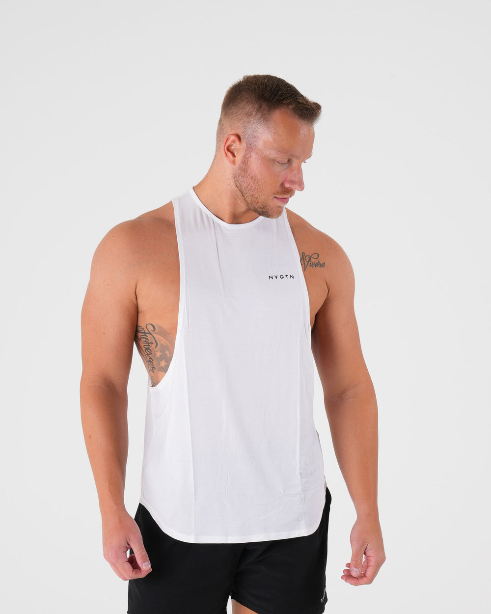 White Tech Edge Tank White | NVGTN Sale
