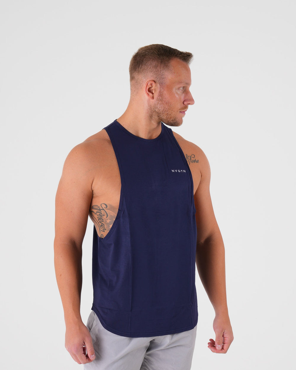 Navy Tech Edge Tank Navy | NVGTN US