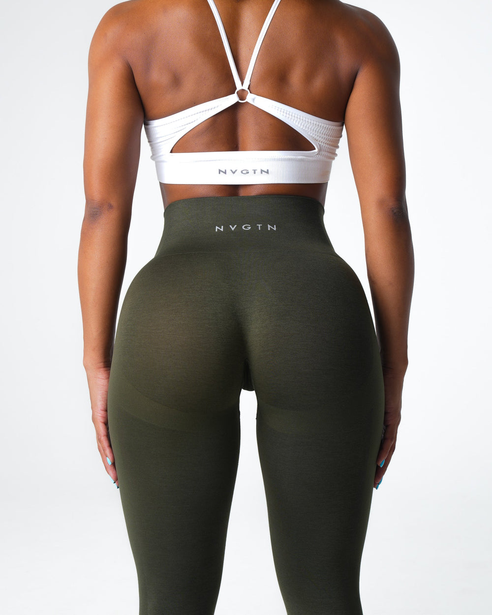 Olive Performance Seamless Leggings Olive | NVGTN Sale
