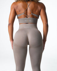 Taupe Performance Seamless Leggings Taupe | NVGTN Discount