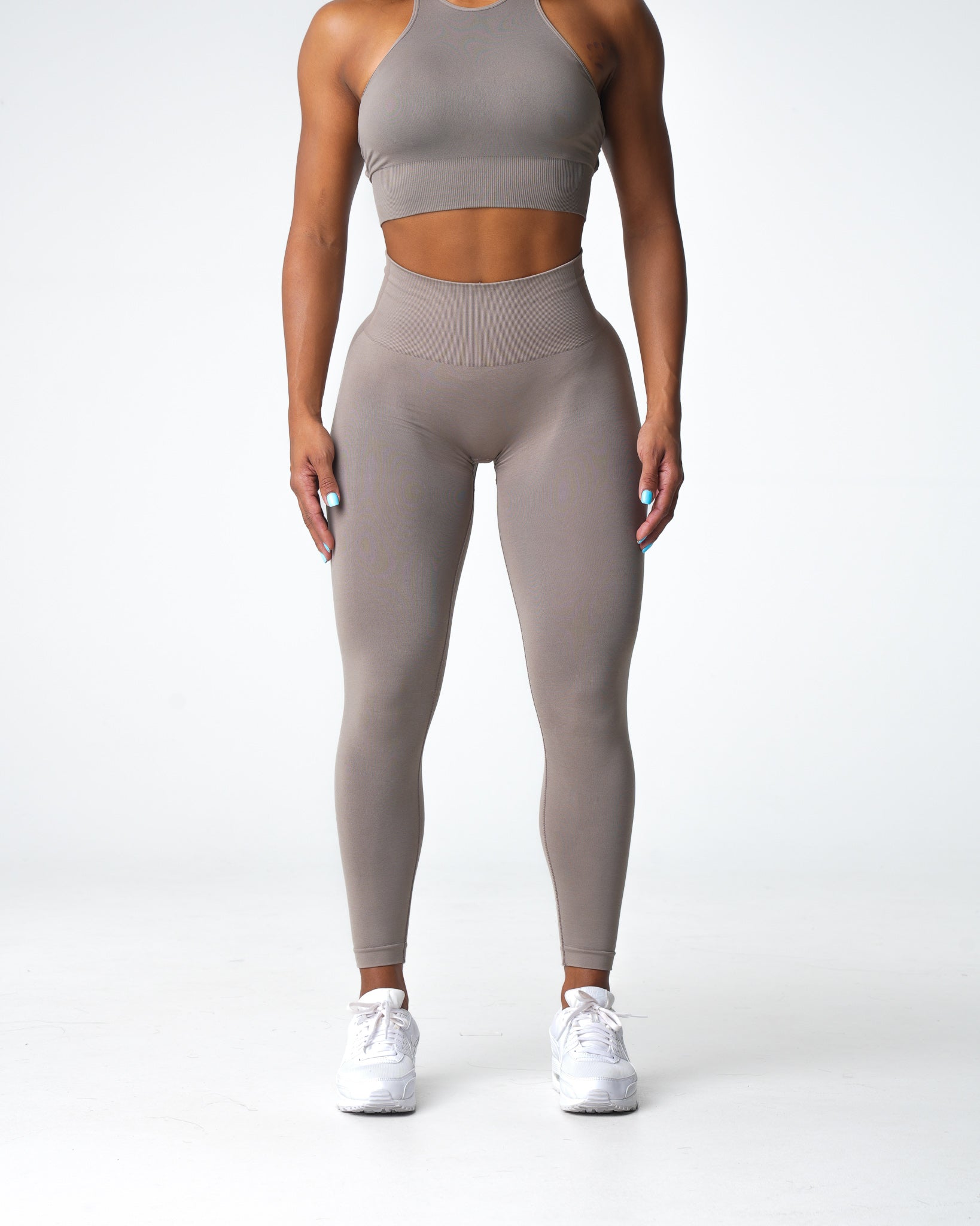 Taupe Performance Seamless Leggings Taupe | NVGTN Discount