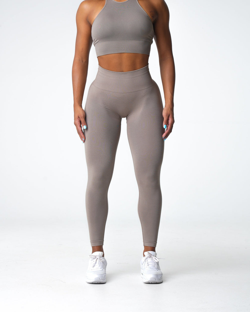 Taupe Performance Seamless Leggings Taupe | NVGTN Discount