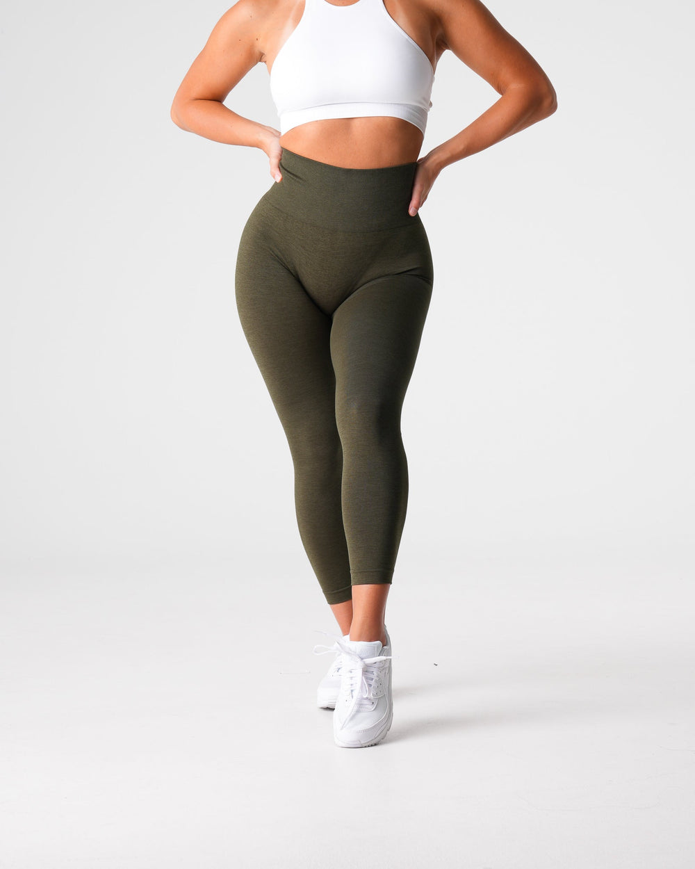 Olive Shape Seamless Leggings Olive | NVGTN Near Me