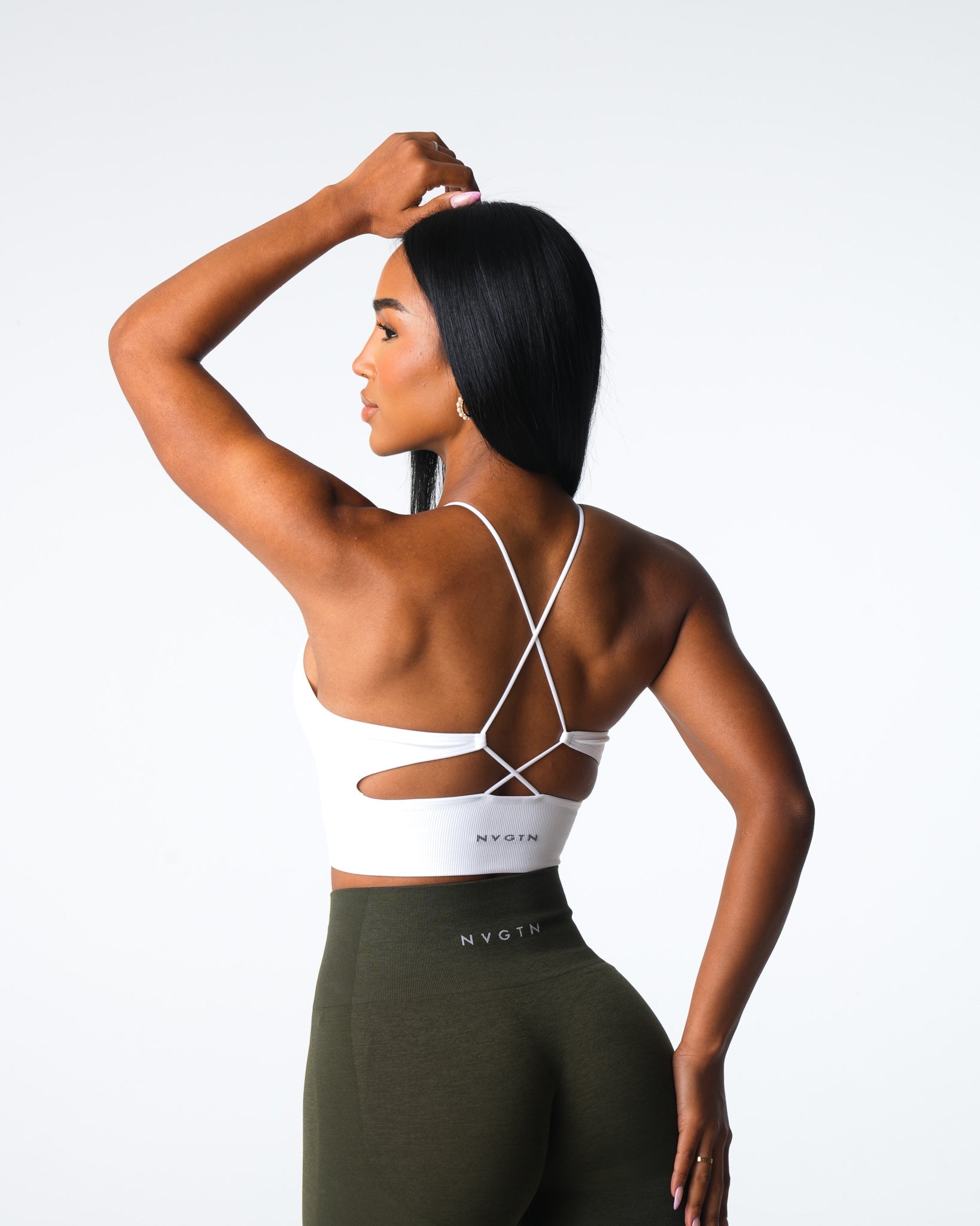 White Embrace Seamless Bra White | NVGTN Outlet