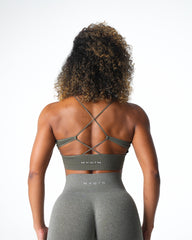 Khaki Green Embrace Seamless Bra Khaki Green | NVGTN Online