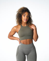 Khaki Green Embrace Seamless Bra Khaki Green | NVGTN Online