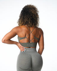 Khaki Green Embrace Seamless Bra Khaki Green | NVGTN Online