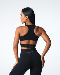 Black Rise Seamless Bra Black | NVGTN US