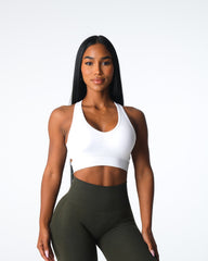 White Rise Seamless Bra White | NVGTN For Sale