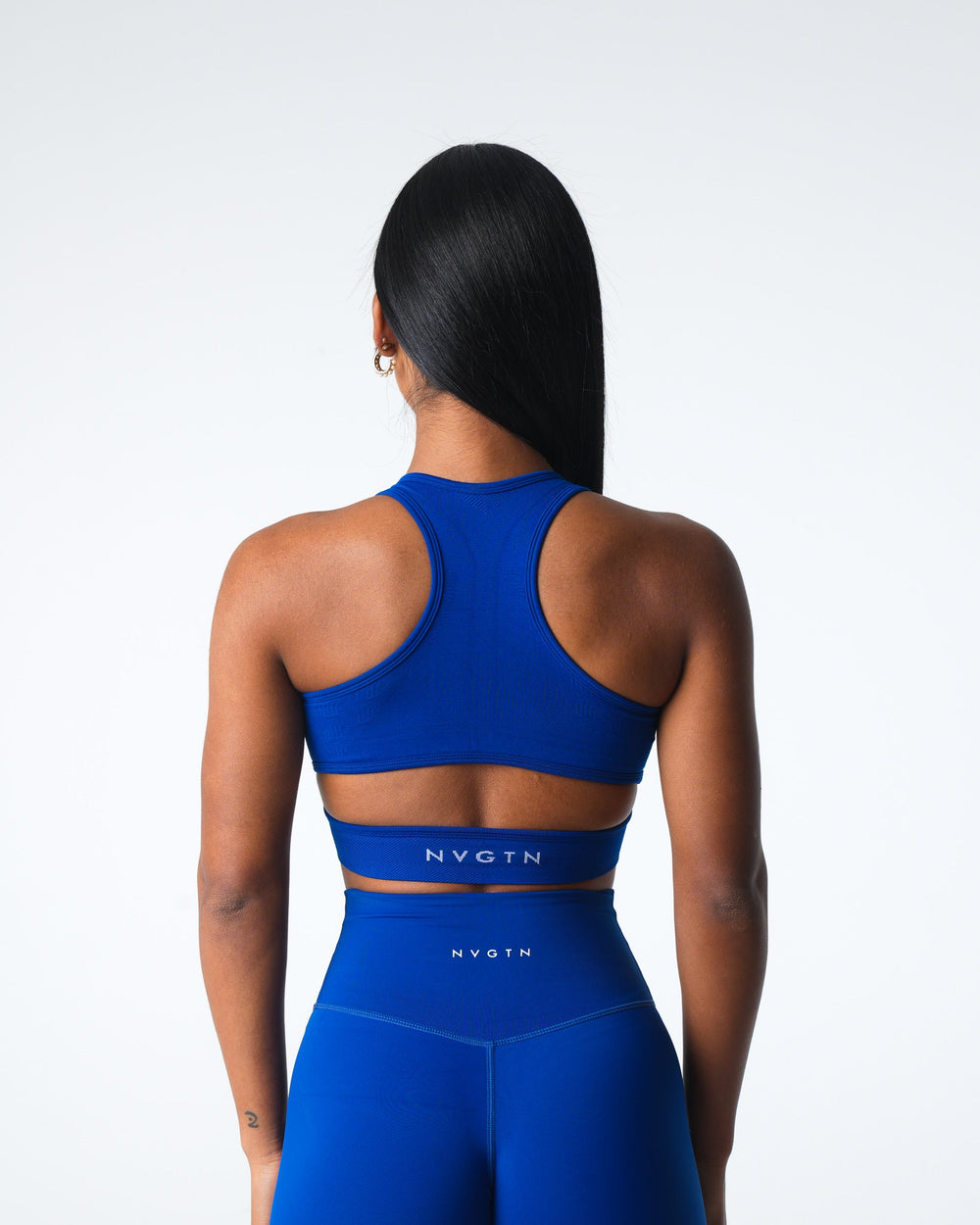 Sapphire Blue Rise Seamless Bra Sapphire Blue | NVGTN Sale