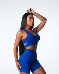 Sapphire Blue Rise Seamless Bra Sapphire Blue | NVGTN Sale