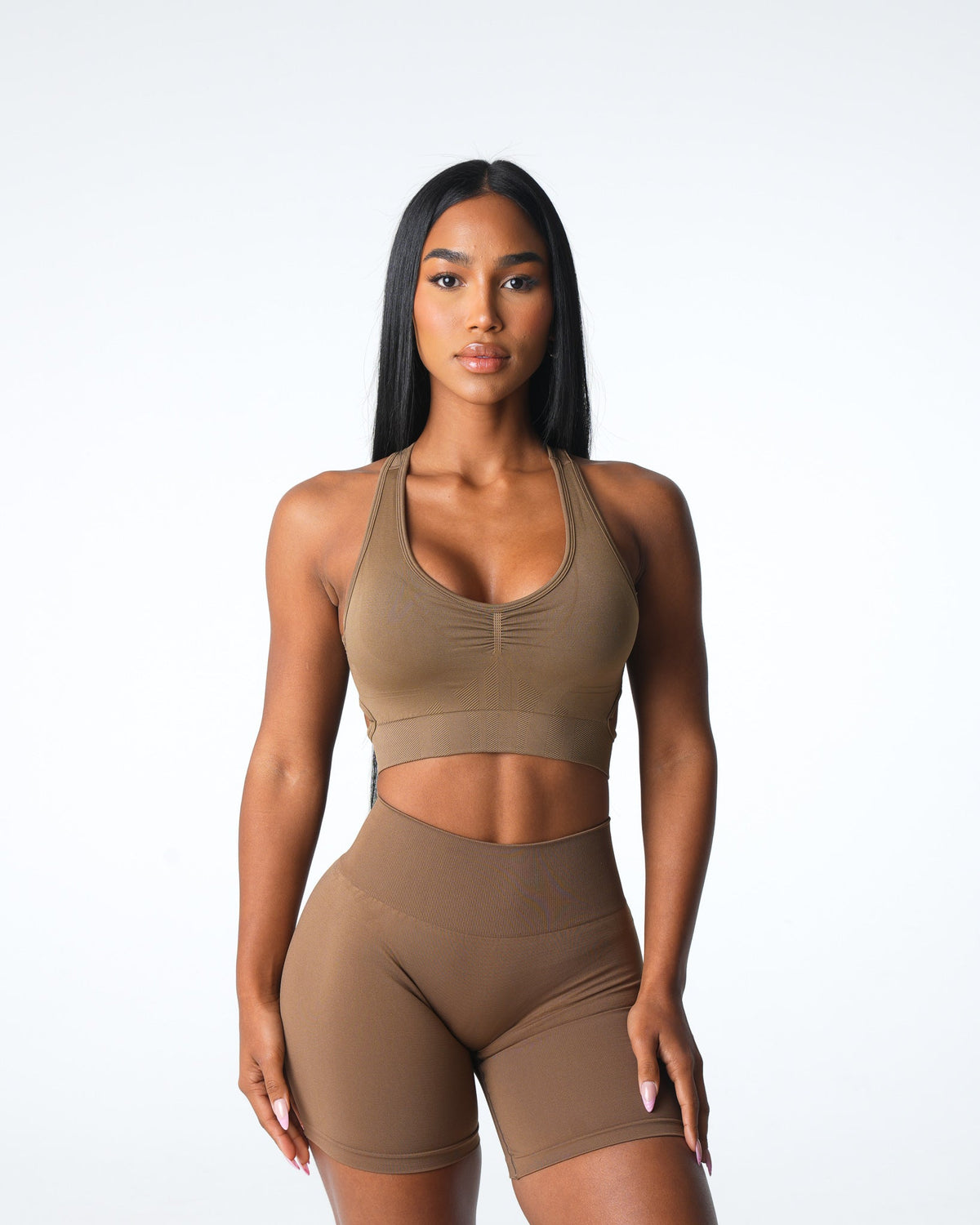 Toasted Almond Rise Seamless Bra Toasted Almond | NVGTN Discount