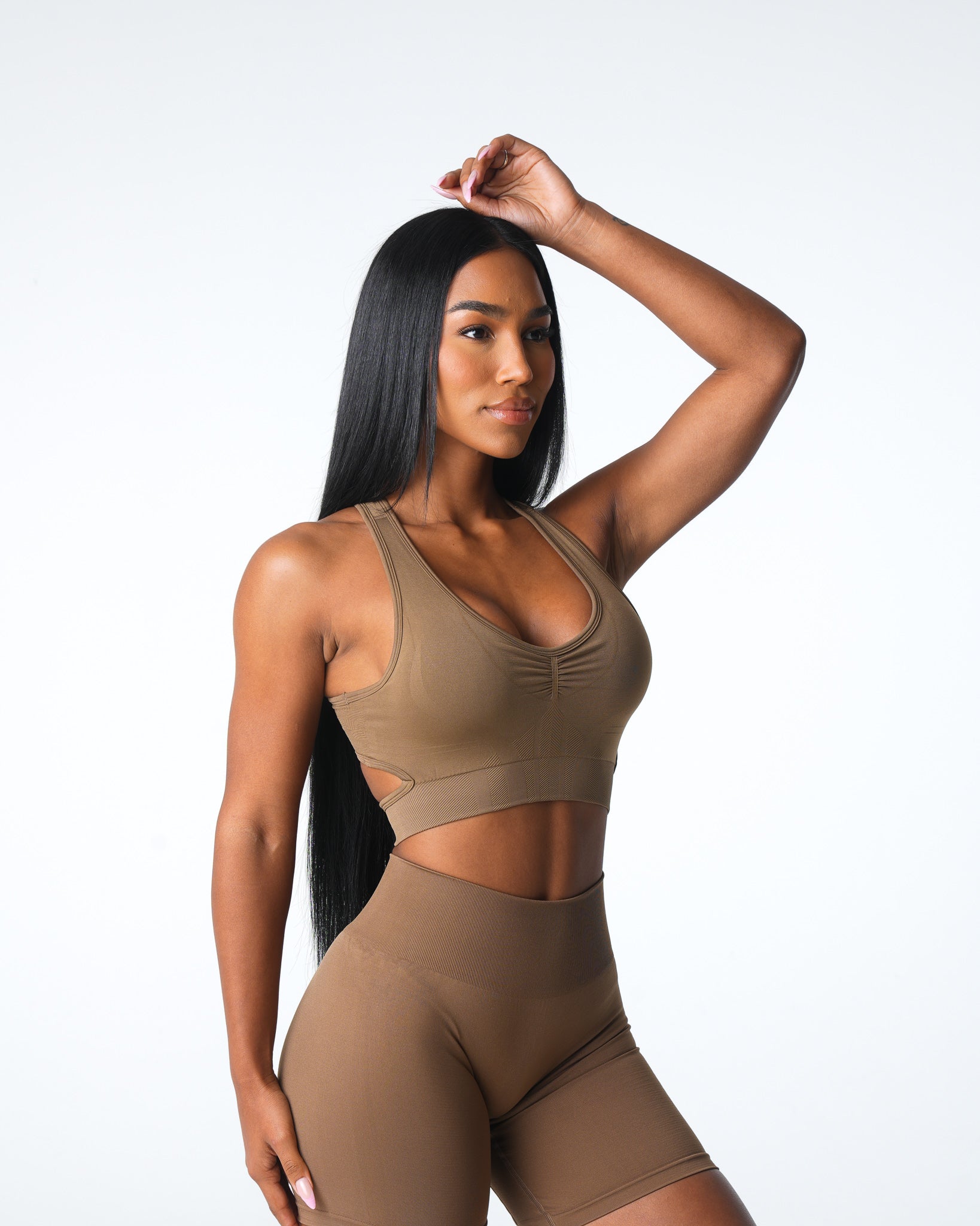Toasted Almond Rise Seamless Bra Toasted Almond | NVGTN Discount