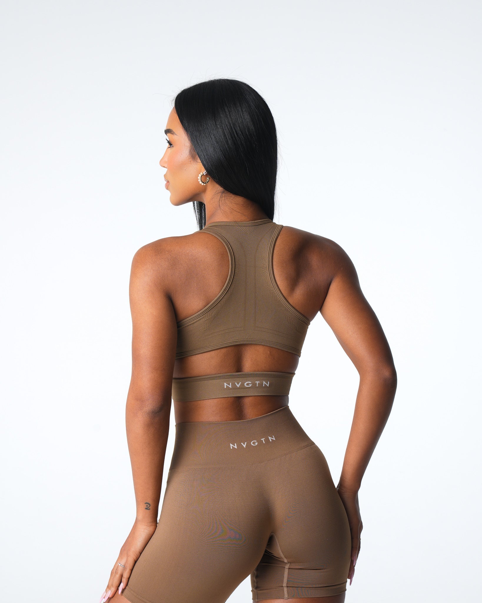Toasted Almond Rise Seamless Bra Toasted Almond | NVGTN Discount