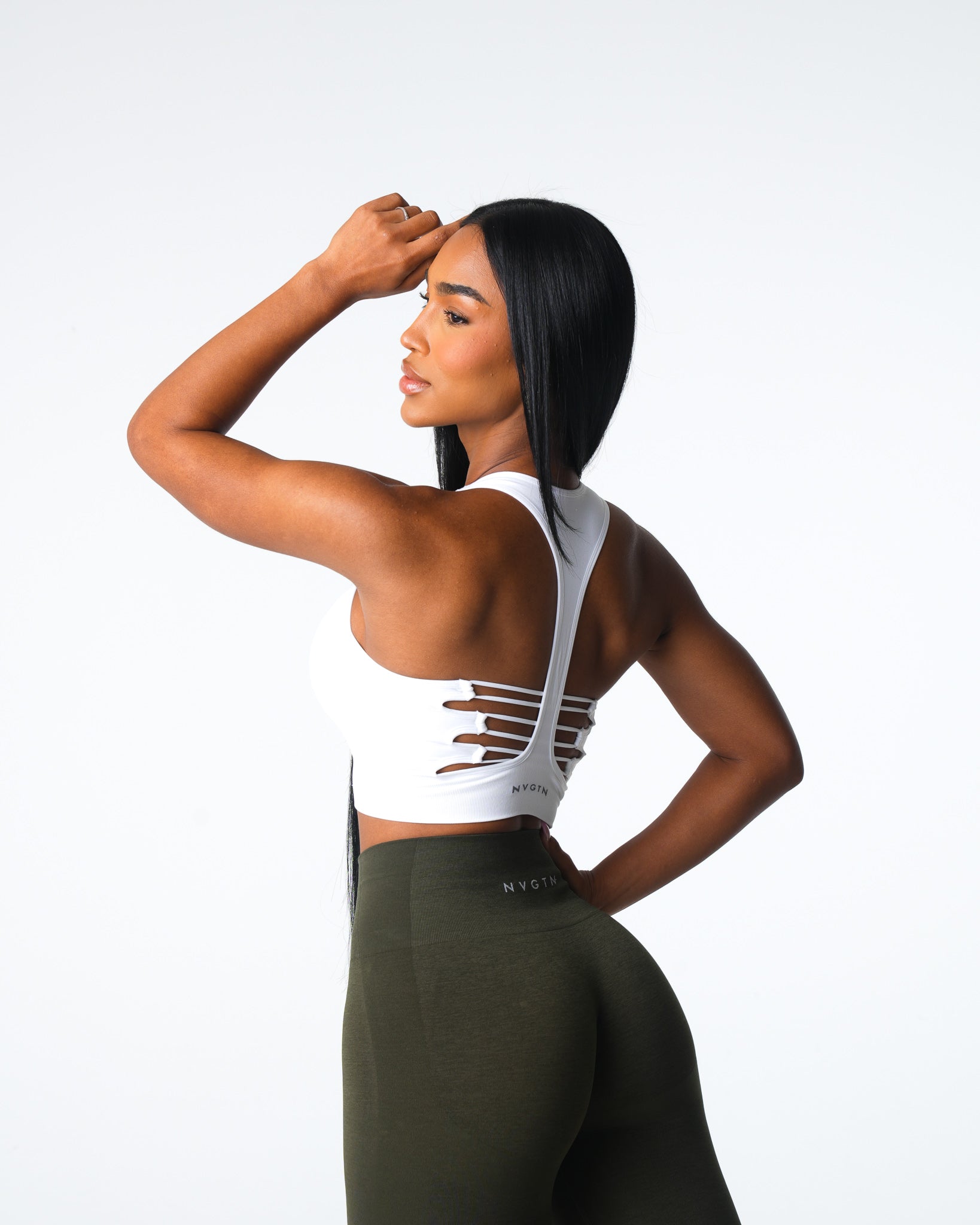 White Resilience Seamless Bra White | NVGTN Sale
