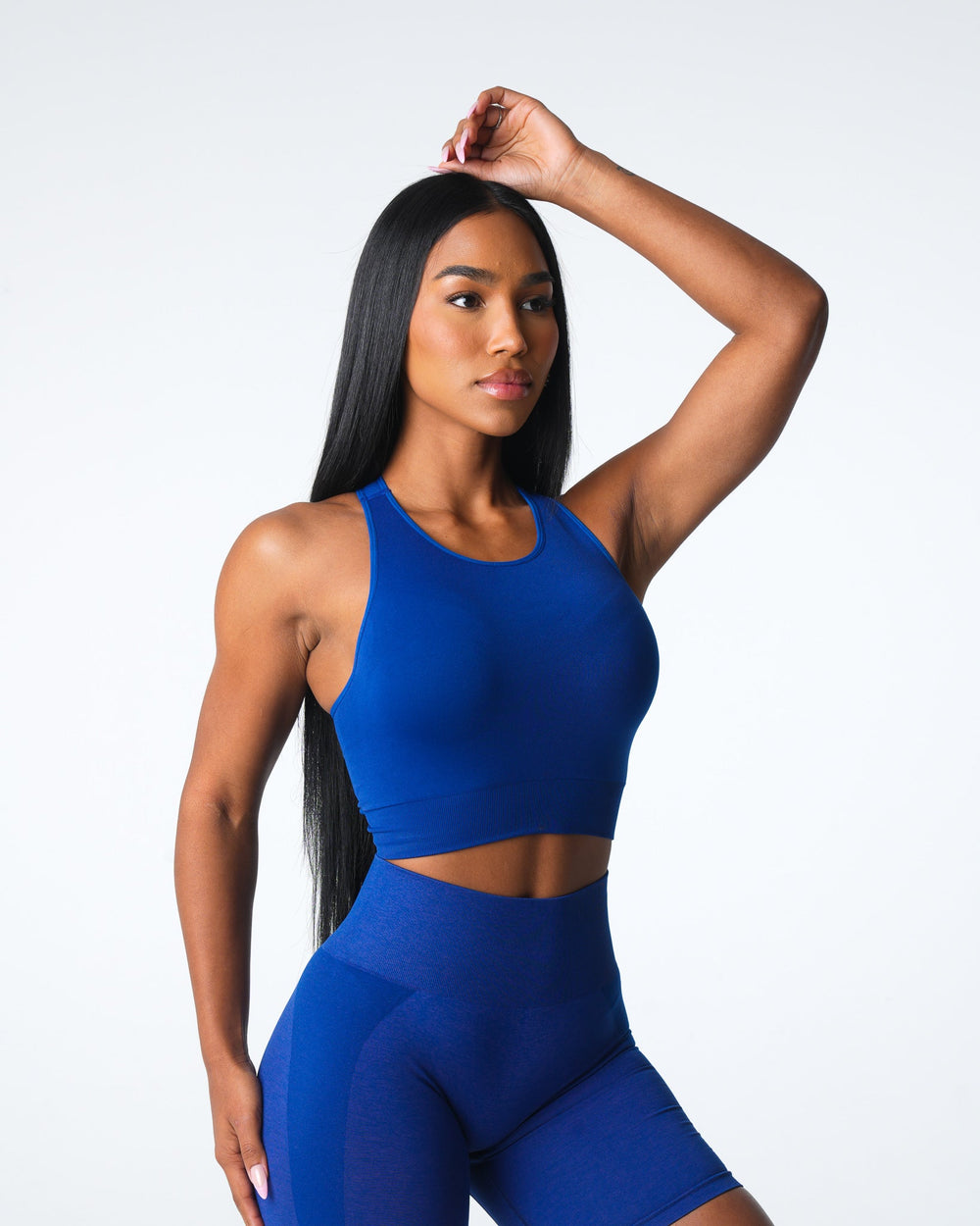 Azure Blue Resilience Seamless Bra Azure Blue | NVGTN Discount