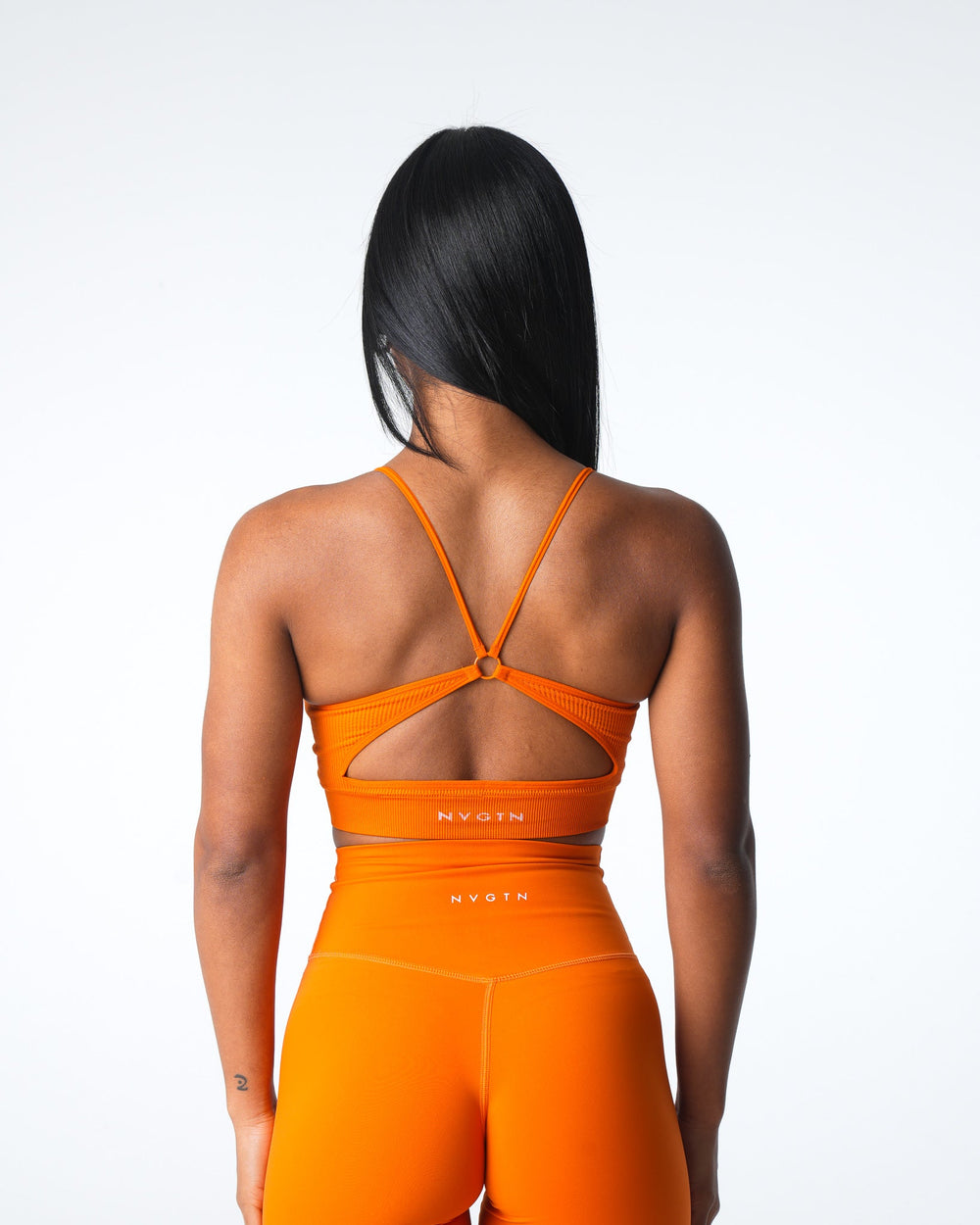 Pumpkin Spice Glimpse Ribbed Seamless Bra Pumpkin Spice | NVGTN For Sale