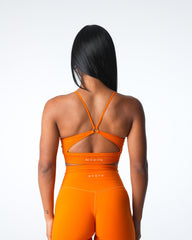 Pumpkin Spice Glimpse Ribbed Seamless Bra Pumpkin Spice | NVGTN For Sale