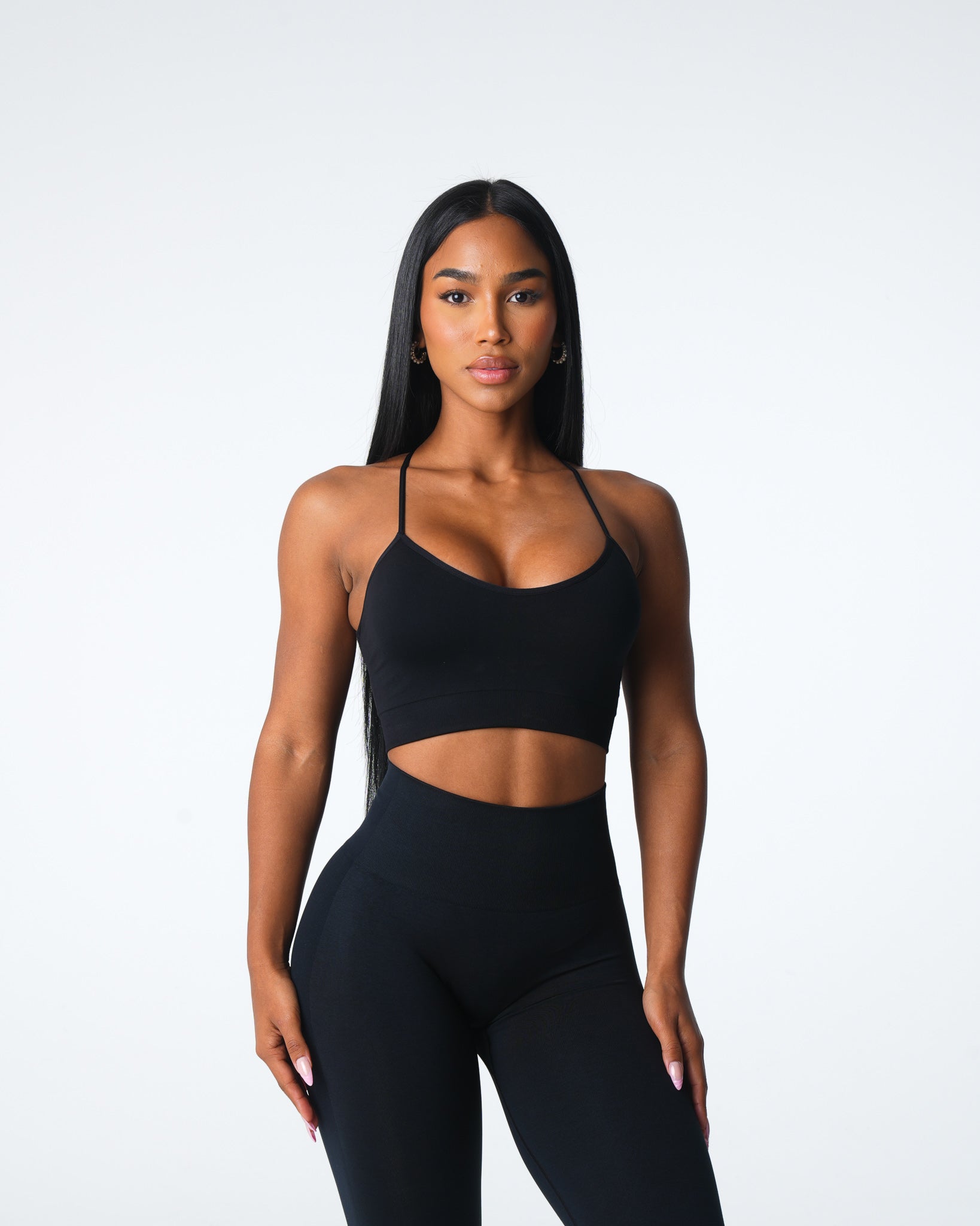 Black Cascade Seamless Bra Black | NVGTN Online Shop