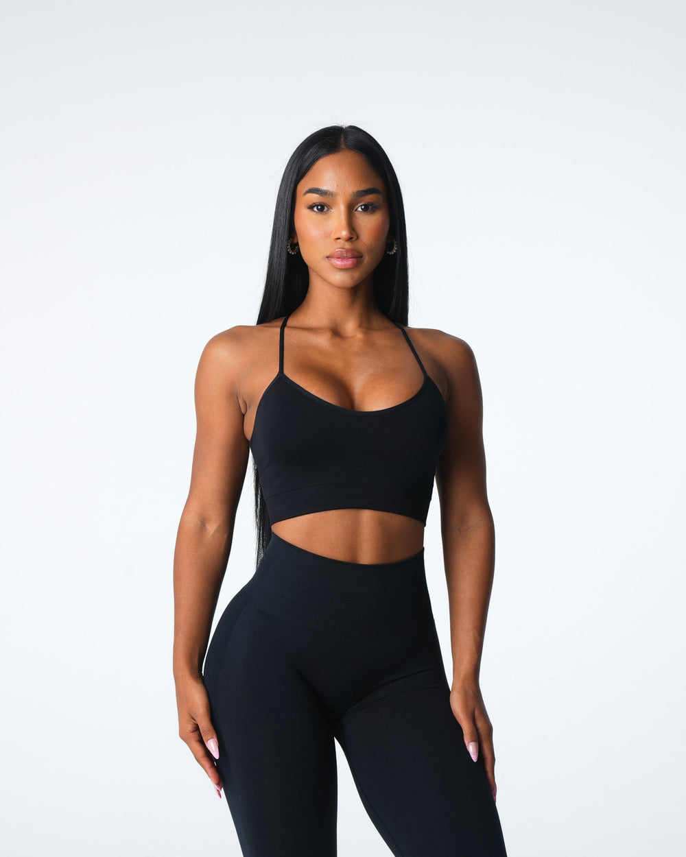 Black Cascade Seamless Bra Black | NVGTN Online Shop