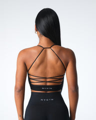 Black Cascade Seamless Bra Black | NVGTN Online Shop