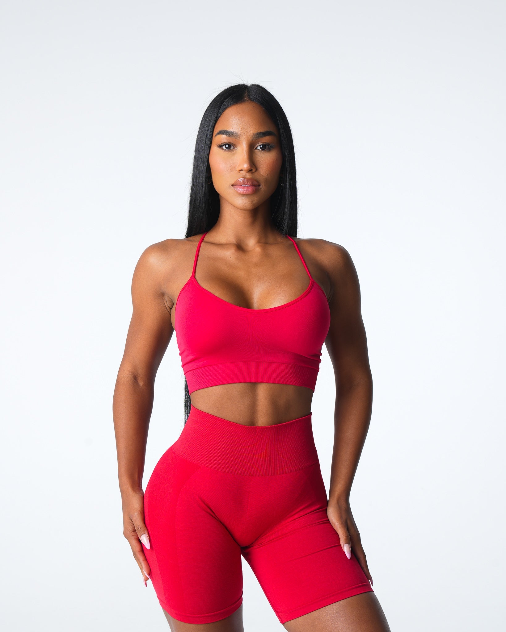 Candy Apple Cascade Seamless Bra Candy Apple | NVGTN Outlet