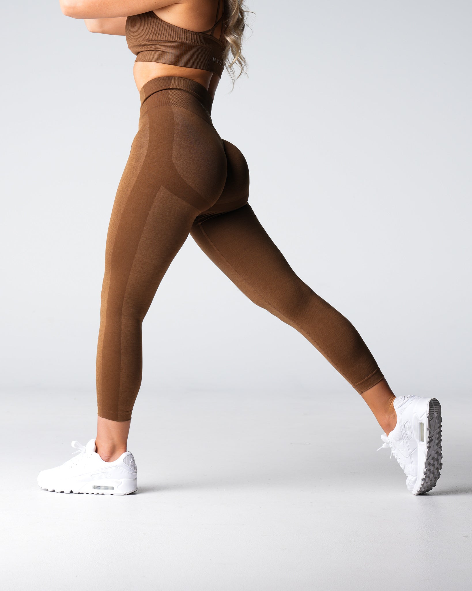 Mocha Performance Seamless Leggings Mocha | NVGTN Discount