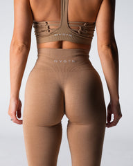 Beige Shape Seamless Leggings Beige | NVGTN US