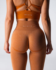 Terracotta Contour Seamless Leggings Terracotta | NVGTN New