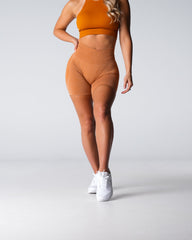 Terracotta Contour Seamless Shorts Terracotta | NVGTN Outlet